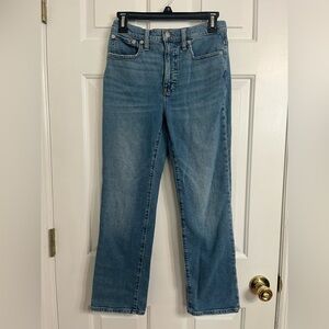 Madewell Light Wash Slim Demi Boot - 25